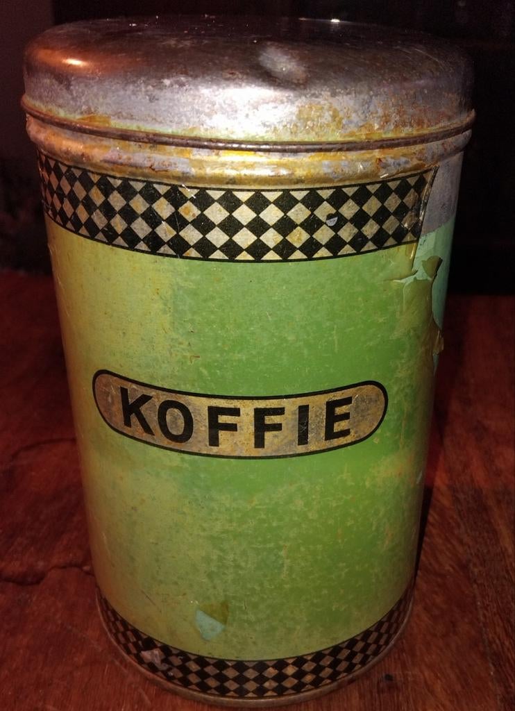 vintage Niemeijer koffieblik jaren '50, Verzamelen, Blikken, Ophalen of Verzenden
