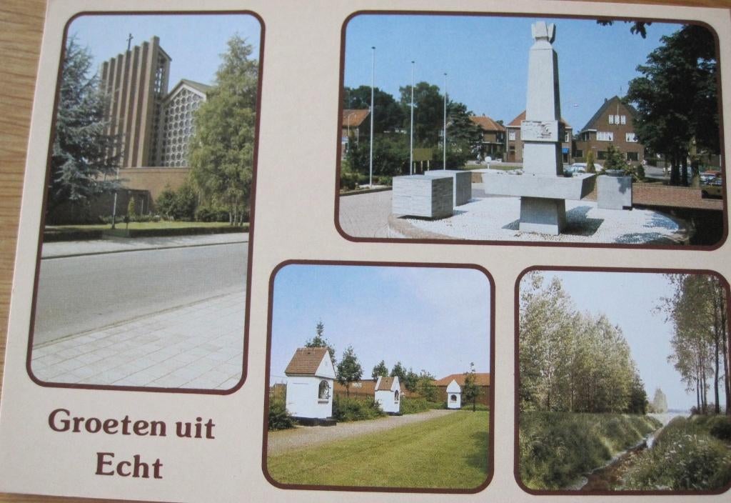 Groeten uit Echt (Limburg), Ophalen of Verzenden, 1980 tot heden, Gelopen, Limburg