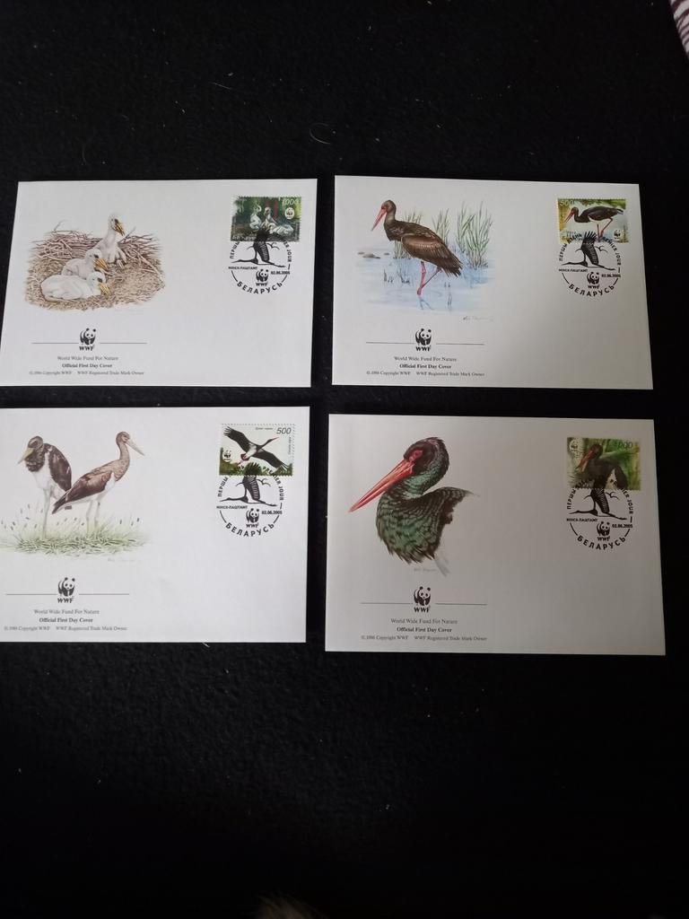 WWF Eerste Dag Enveloppen - Belarus, Postzegels en Munten, Postzegels | Eerstedagenveloppen, Ophalen of Verzenden