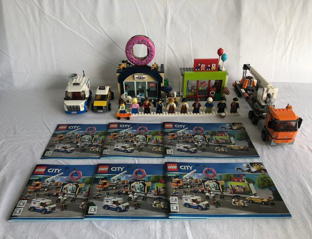 City Lego 60233 - Donut Shop Opening - L44, Lego, Lego, Lego, Ophalen of Verzenden