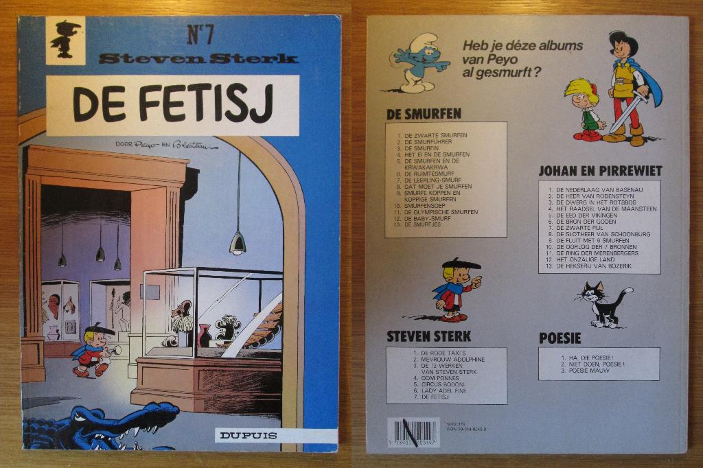 Steven Sterk 7 - De fetisj (SC), Eén stripboek, Ophalen of Verzenden, Gelezen, Peyo