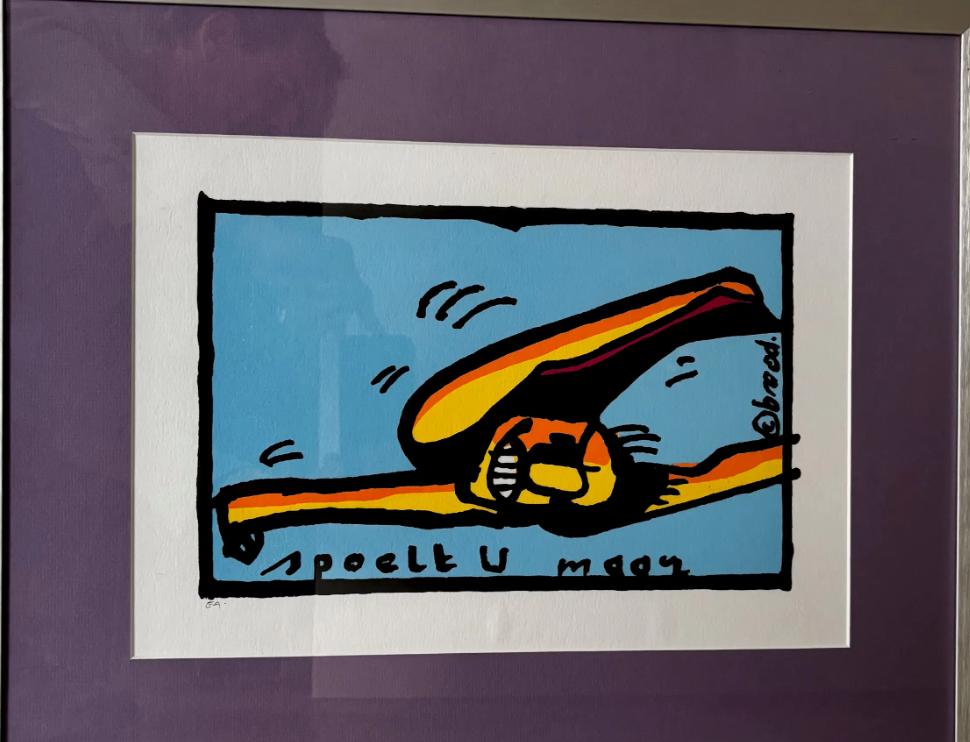 Grafief Herman Brood, Antiek en Kunst, Kunst | Litho's en Zeefdrukken, Ophalen of Verzenden