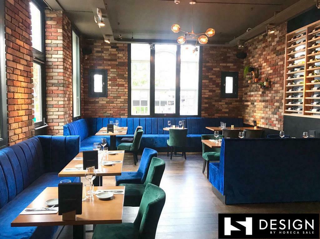 Horeca restaurant banken tafels stoelen barren verlichting, Zakelijke goederen, Horeca | Meubilair en Inrichting, Ophalen of Verzenden