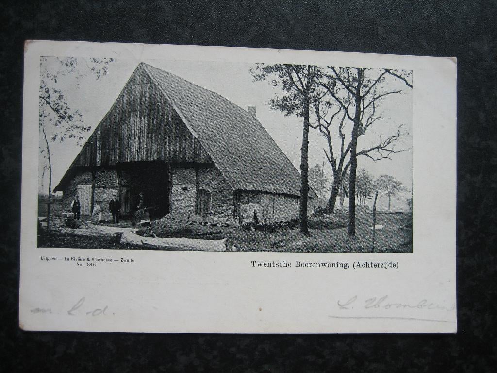 TWENTE oude Boerderij  F 1904, Ophalen of Verzenden, Voor 1920, Overijssel