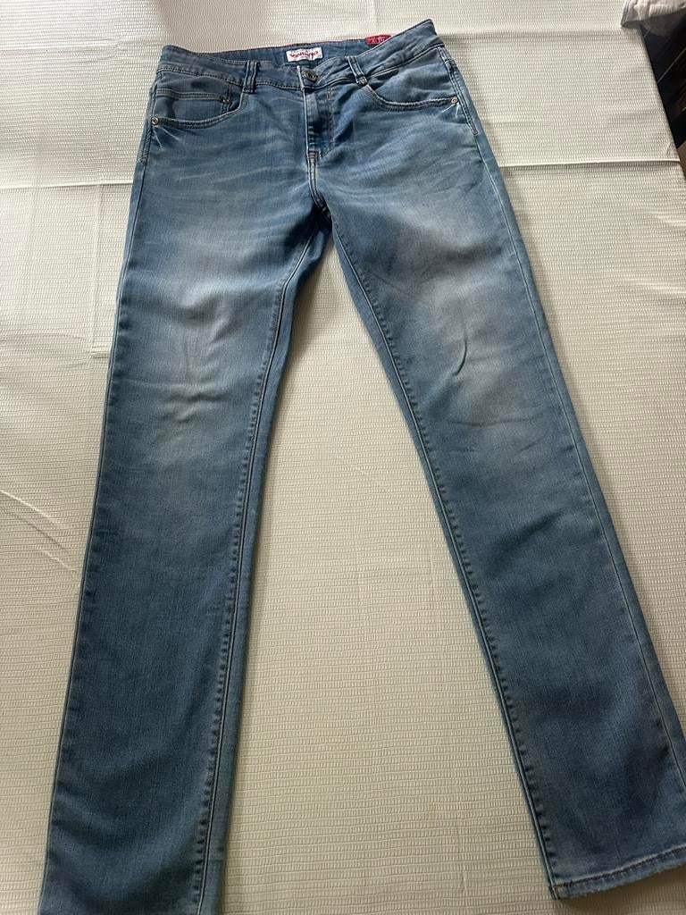 Vingino Jeans Maat 164 - Zo Goed Als Nieuw, Ophalen of Verzenden, Zo goed als nieuw, Jongen, Broek