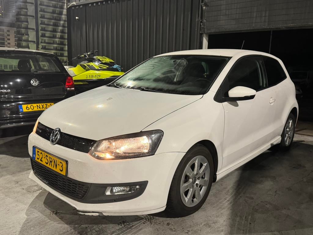 Volkswagen Polo 1.2 TDI 55KW BM 2011 Wit Clima Euro5 GoodCar, Euro 5, Stof, 74 pk, Zwart