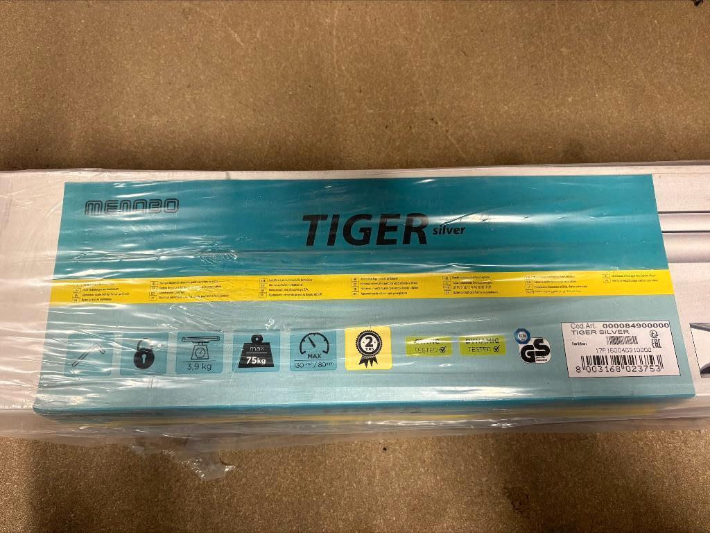 Menabo Tiger silver, Auto diversen, Dakdragers, Zo goed als nieuw, Ophalen of Verzenden