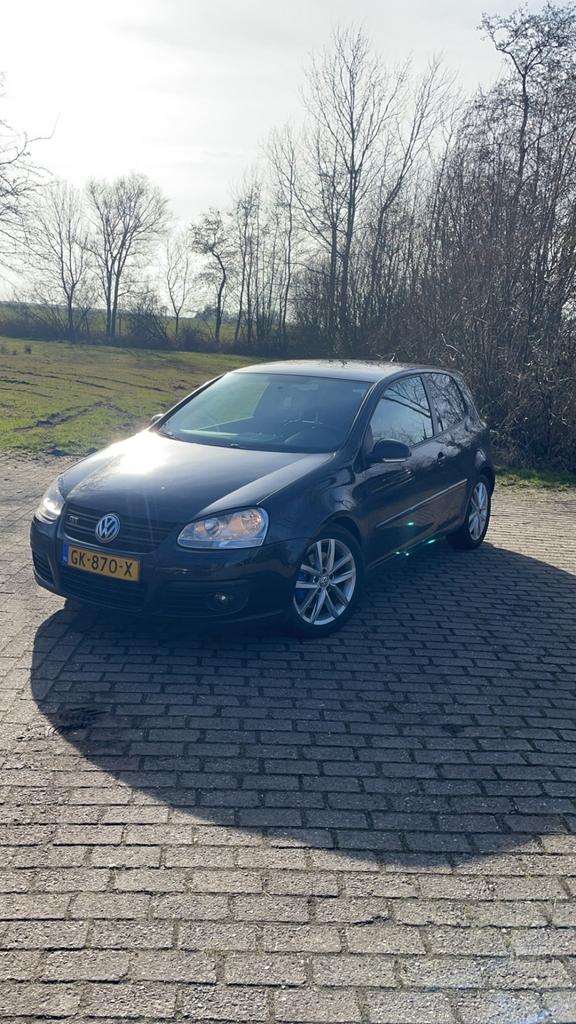 Volkswagen Golf 1.4 TSI 125KW 3D 2006 Zwart, Auto's, Voorwielaandrijving, Stof, Zwart, 4 cilinders
