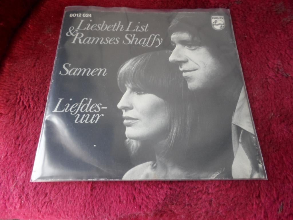 Liesbeth List & Ramses Shaffy - Samen / Liefdesuur, Cd's en Dvd's, Vinyl Singles, 7 inch, Single, Ophalen of Verzenden, Zo goed als nieuw