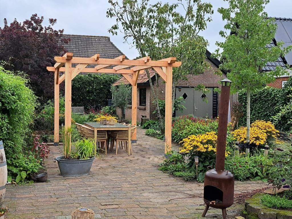 Robuuste douglas pergola's en overkappingen, Tuin en Terras, Ophalen of Verzenden, Nieuw, Hout