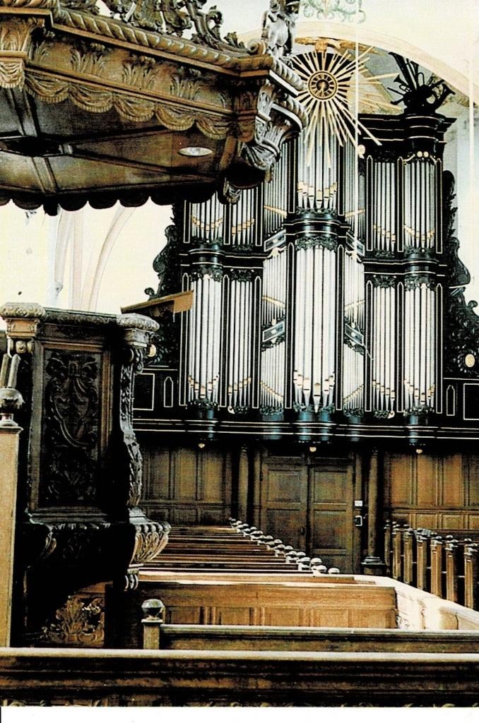 Middelstum, Interieur Kerk, Ophalen of Verzenden, Ongelopen, Groningen