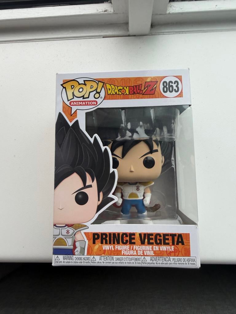 Funko Pop! Dragon Ball Z - Prince Vegeta #863, Ophalen of Verzenden, Zo goed als nieuw