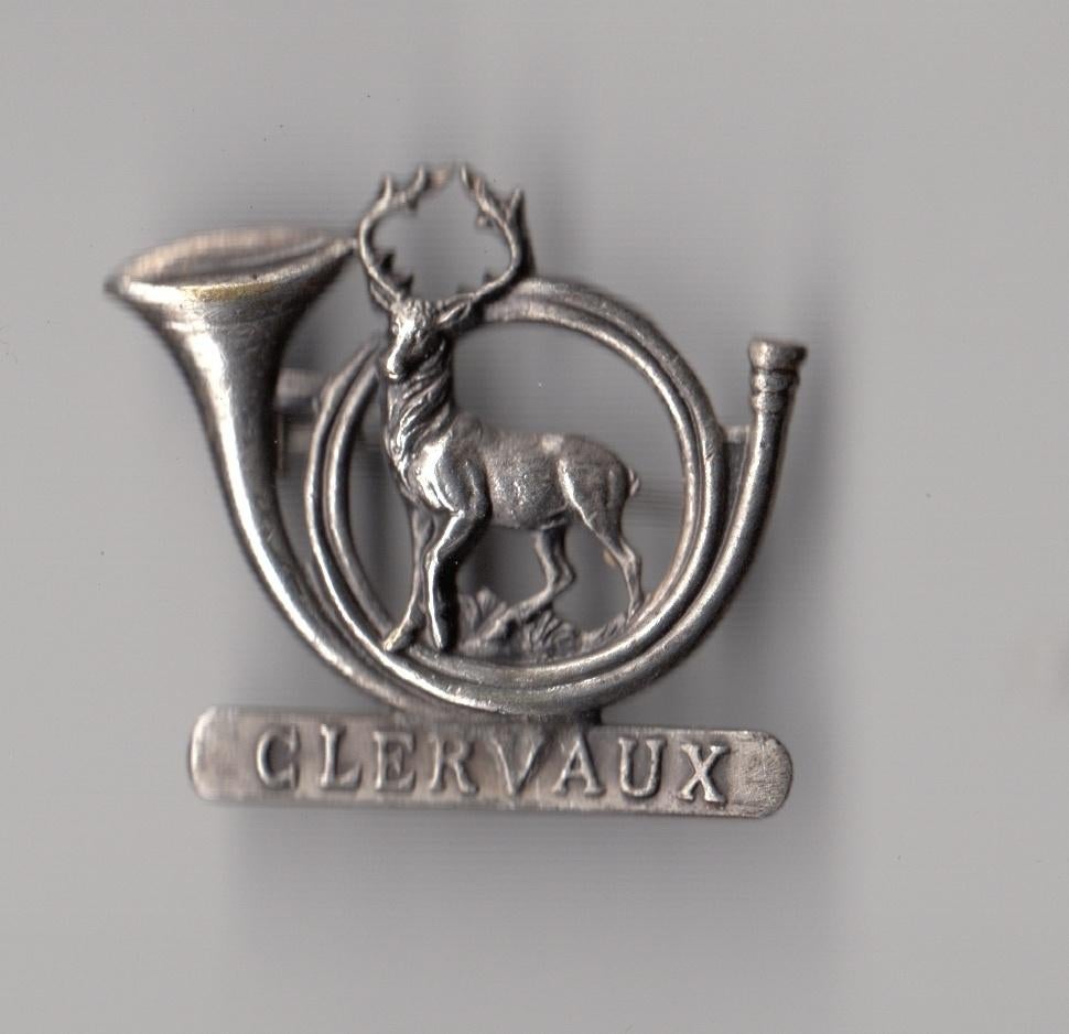 Jacht Jachthoorn Hert Clervaux broche, Gebruikt, Niet vindbaar, Niet vindbaar, Speldje of Pin