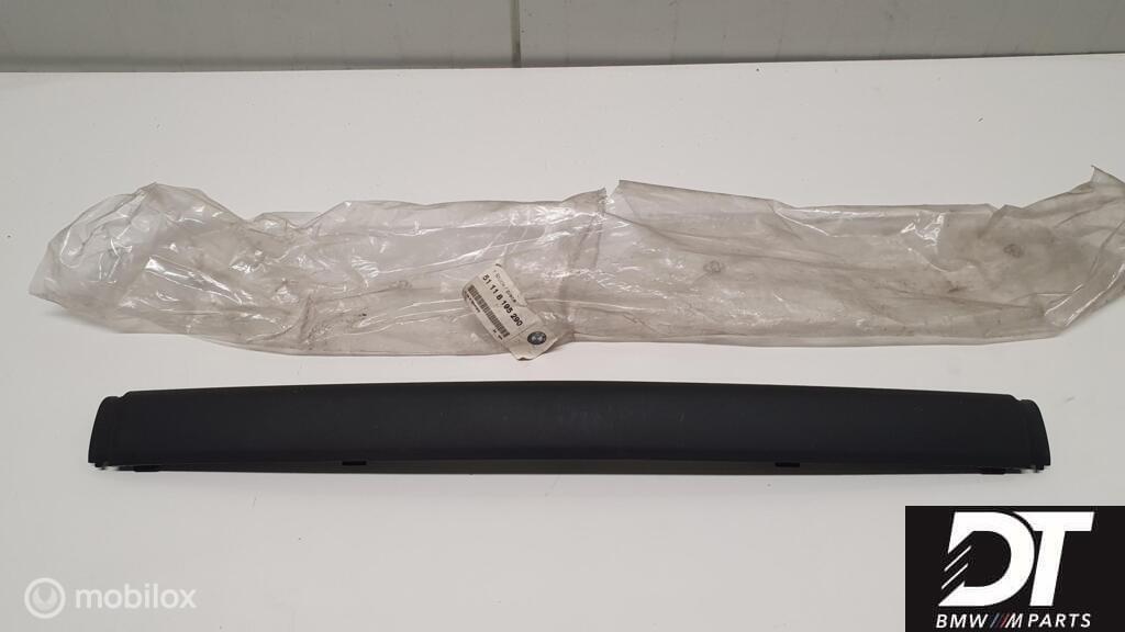 Voorbumper lijst M-pakket BMW 3-serie E46 51118195290, Gebruikt, Voor, Ophalen of Verzenden, Bumper