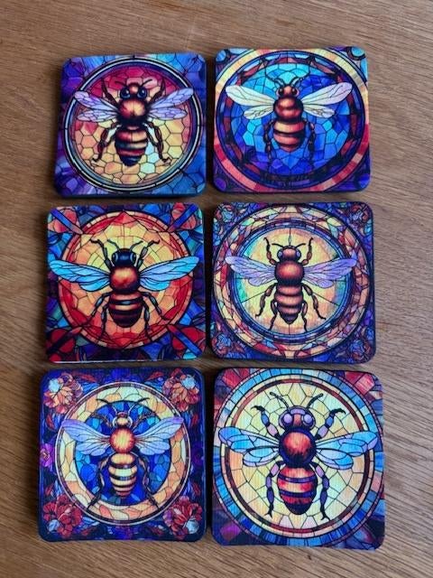 Onderzetters bijen, Ophalen of Verzenden, Nieuw, Glas of Kopje