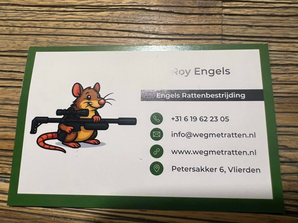 Rattenjager, gifvrije rattenbestrijding middels PCP buks., Diensten en Vakmensen, Ongediertebestrijding, Muizen of Ratten