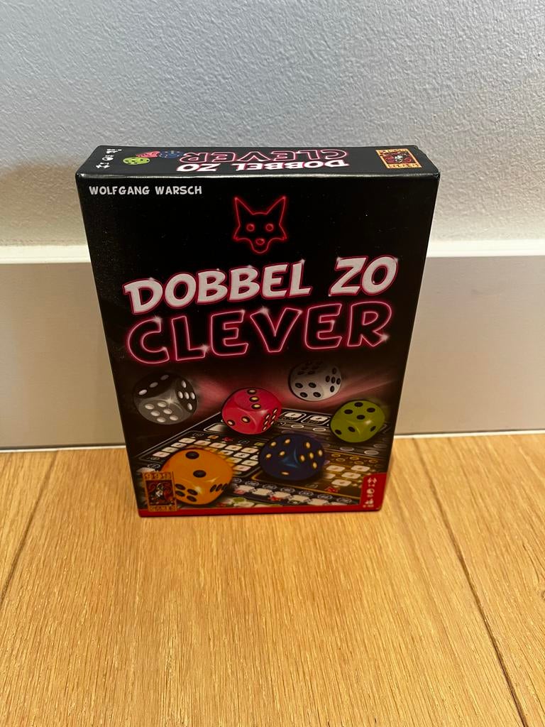 Dobbel Zo Clever - Nieuwstaat, Een of twee spelers, Ophalen of Verzenden, Zo goed als nieuw