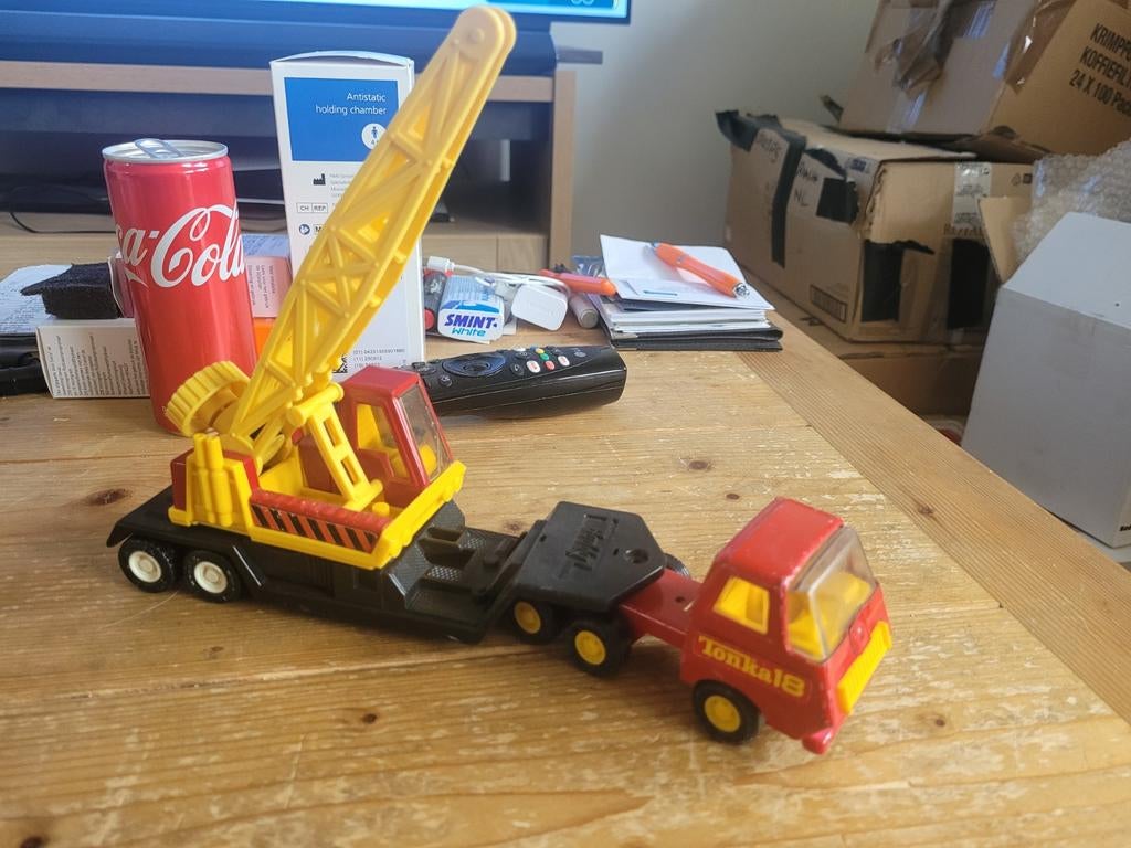 Drie tonka vrachtauto's, Gebruikt, T, T, Ophalen of Verzenden