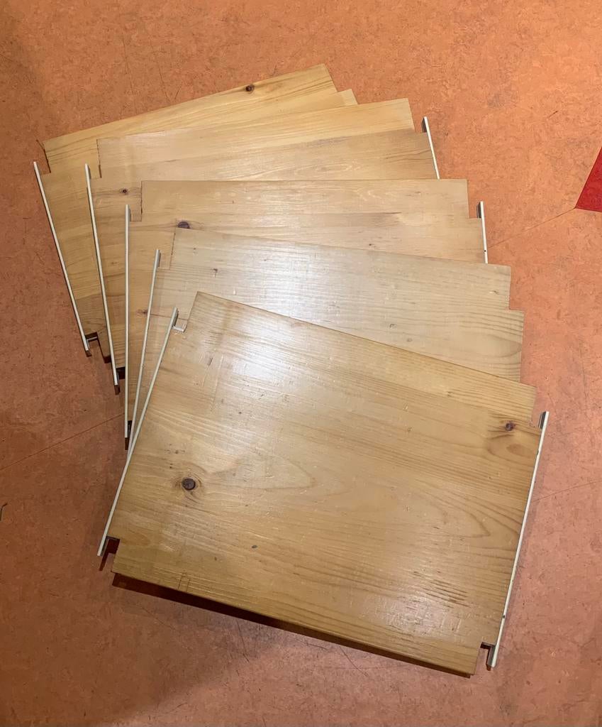 Lundia - Wedeka stellingkast - stoelen - IKEA ladeinleg, Huis en Inrichting, Ophalen, 50 tot 100 cm, Zo goed als nieuw, Minder dan 100 cm