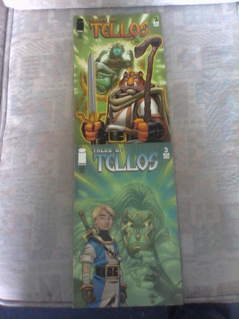 tales of tellos, Ophalen, Amerika, Zo goed als nieuw, Meerdere comics