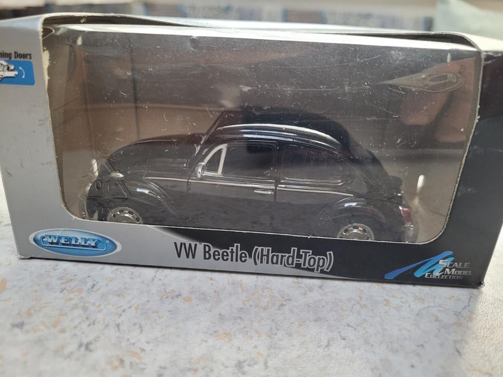 Welly VW Kever (Hard-Top) Modelauto, Hobby en Vrije tijd, Modelauto's | 1:32, Ophalen of Verzenden