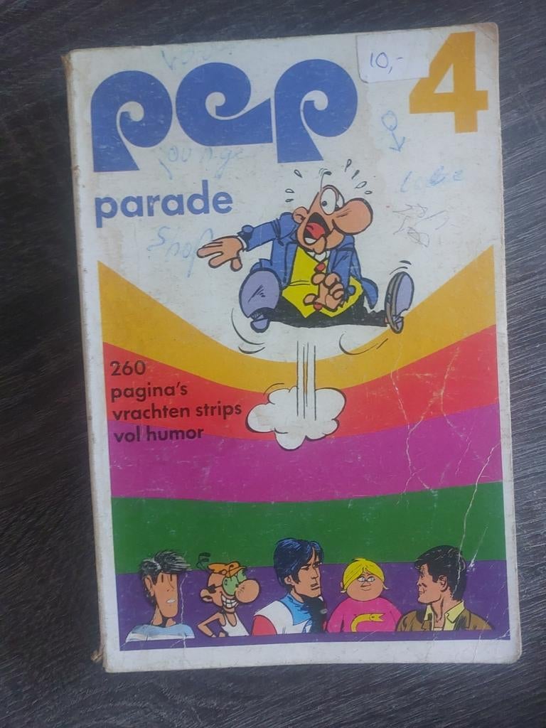 Pep Parade 4 - Stripboek, Boeken, Eén stripboek, Ophalen of Verzenden, Gelezen, Verschillende