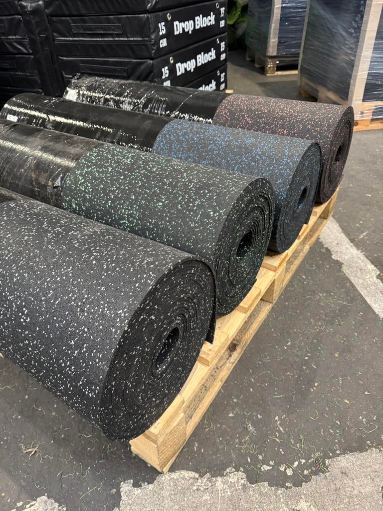 Rubber op Rol (1m x 10m) EPDM fijn rubbergranulaat, Sport en Fitness, Nieuw, Magazijnweg 14, Info@stuntgras.nl, Stuntgras BV