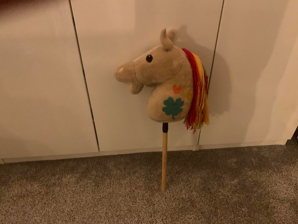 Hobby Horse Stokpaard met houder, Ophalen, Gebruikt, Jongen of Meisje