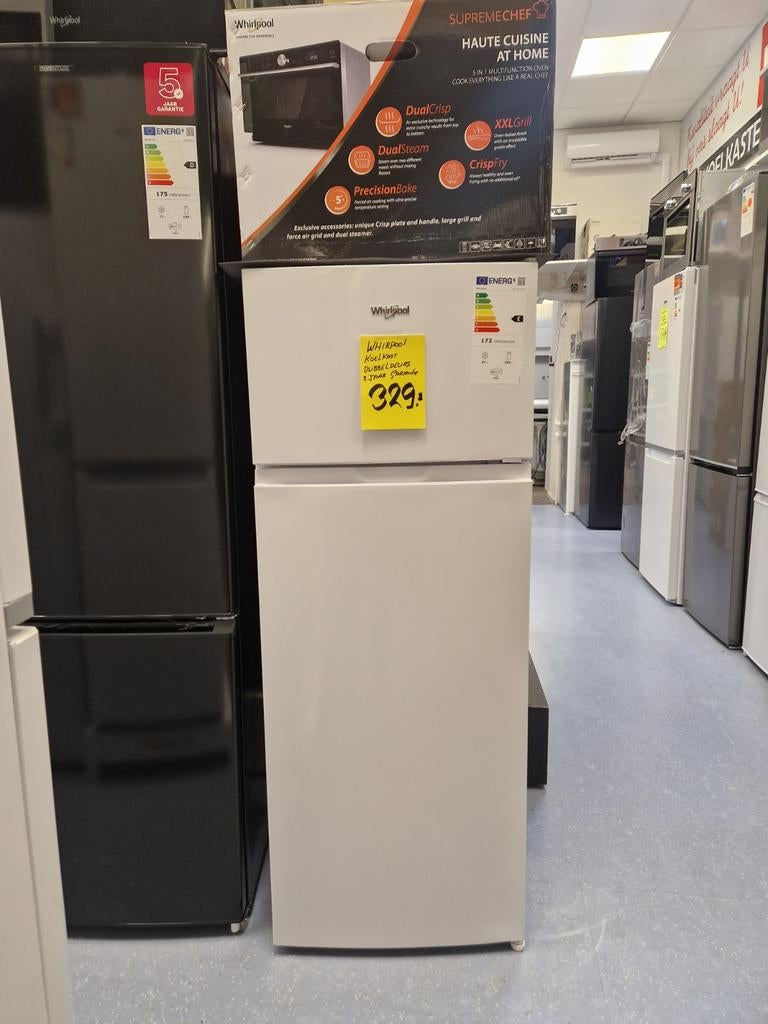 Whirlpool Dubbeldeurs Koelkast - Nieuw in doos!, Ophalen, Nieuw, Met vriesvak, 140 tot 160 cm