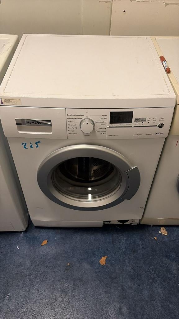 Siemens Wasmachine | Schoon | Garantie | Bezorging, Minder dan 85 cm, Zo goed als nieuw, Voorlader, 1200 tot 1600 toeren