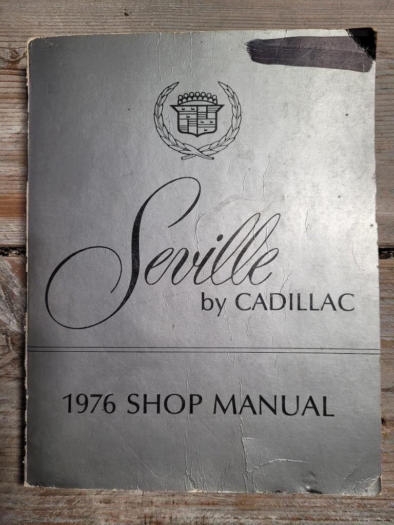 Werkplaatshandboek Cadillac Seville 1976, Auto diversen, Handleidingen en Instructieboekjes, Ophalen of Verzenden