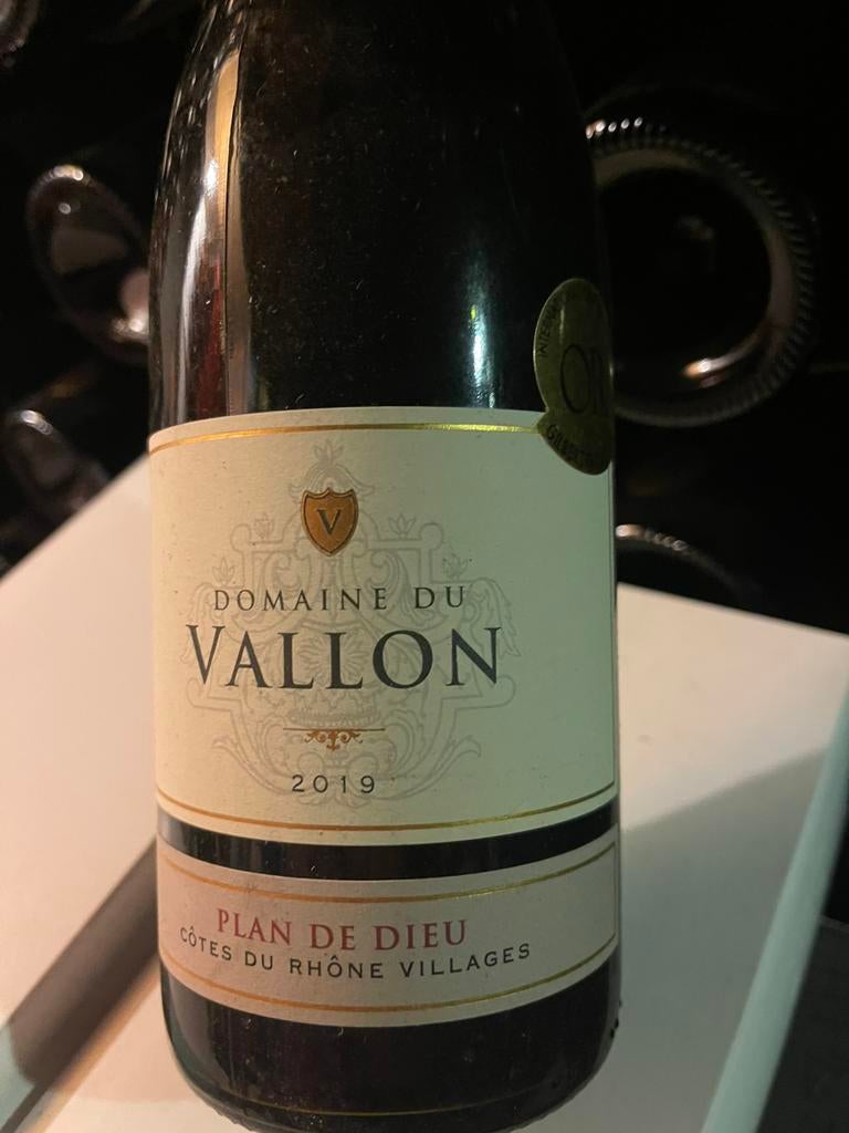 Domaine du Vallon, plan de dieu 2019 ADP, Ophalen, Frankrijk, Nieuw, Rode wijn