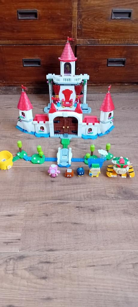 Lego Super Mario set 71408 Peach's castle, Ophalen of Verzenden, Gebruikt, Complete set, Lego