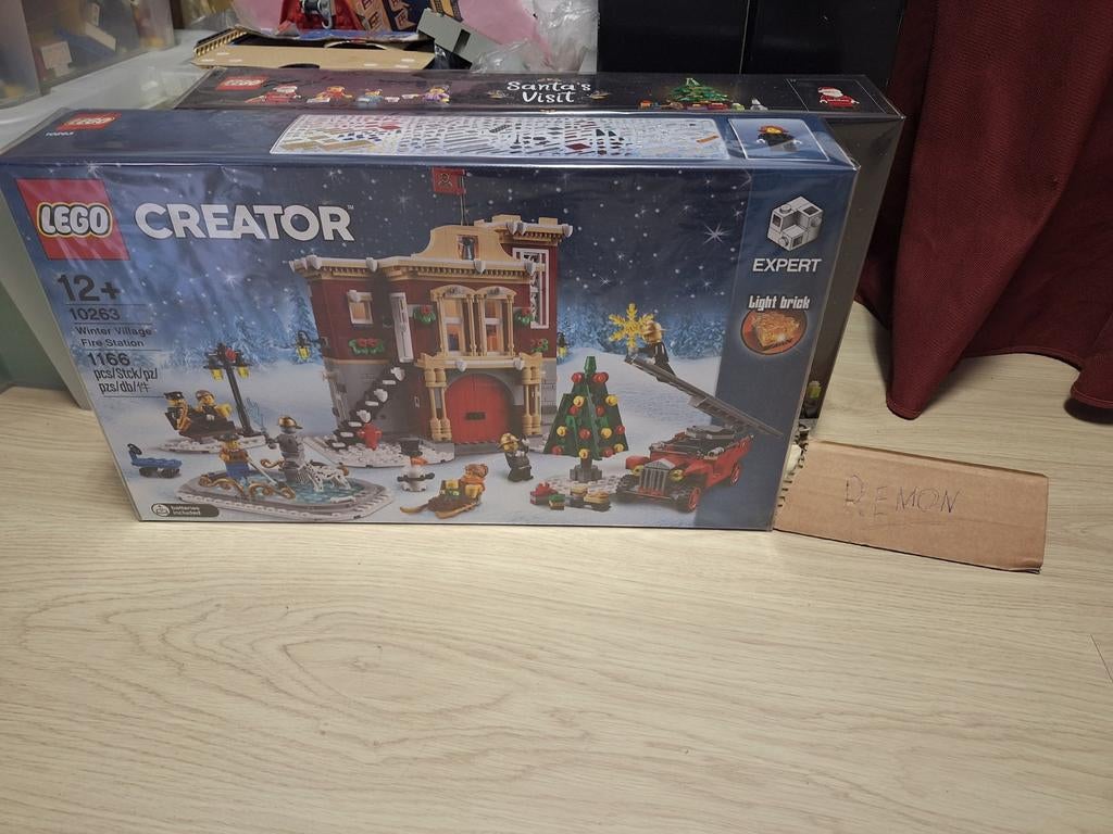 LEGO 10263 Winter Village Fire Station - Nieuw in doos, Ophalen of Verzenden, Nieuw, Complete set, Lego