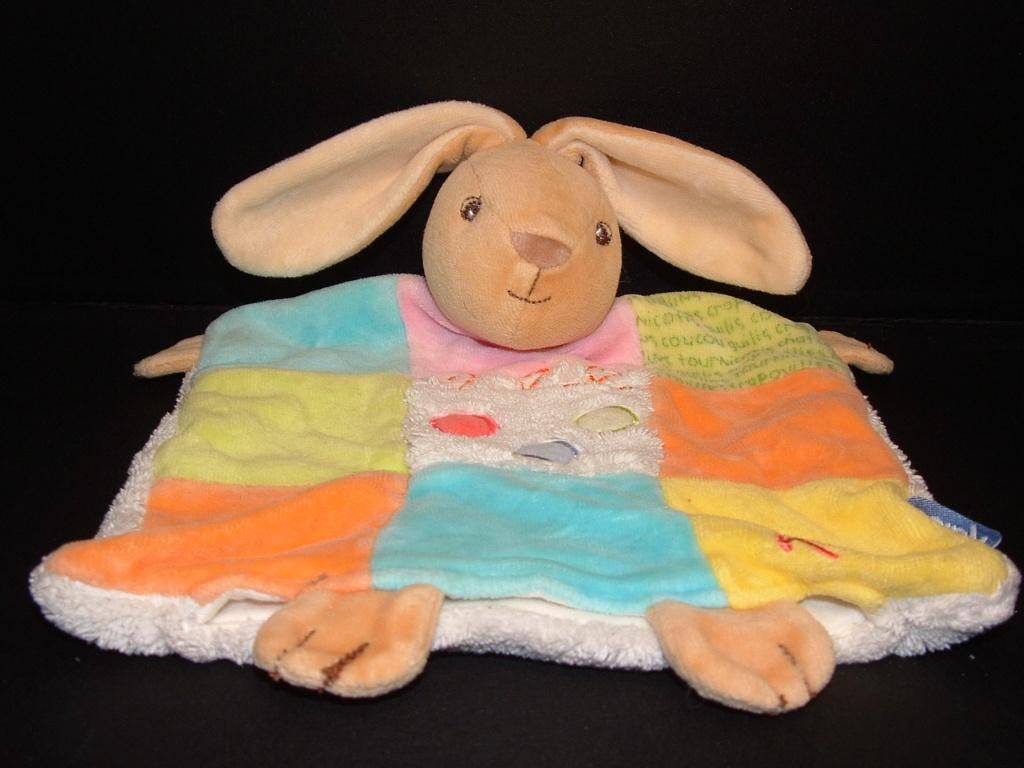 KALOO KONIJN KNUFFELDOEKJE HANDPOP VELOURS BEIGE MET ZACHTE, Ophalen of Verzenden, Nieuw, Overige typen