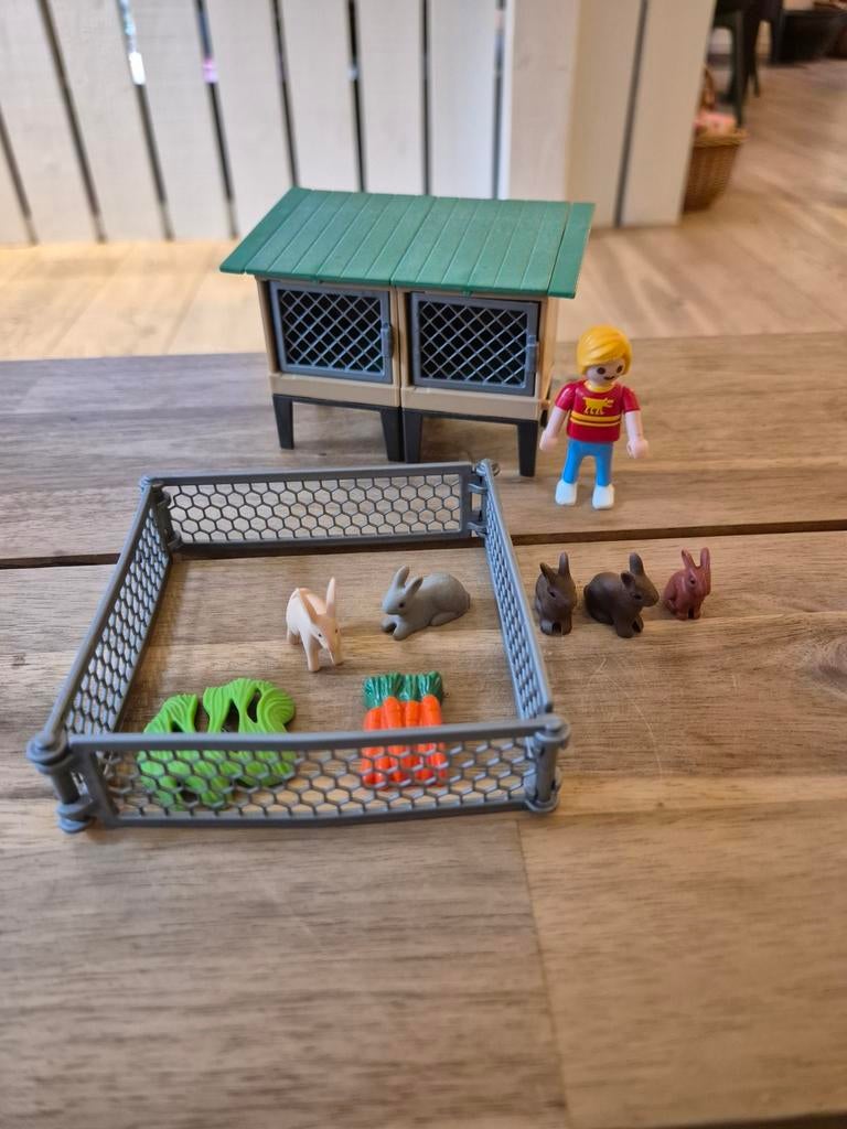 Playmobil 6140 Konijnenhok - Niet Compleet, Ophalen of Verzenden, Gebruikt, Los playmobil