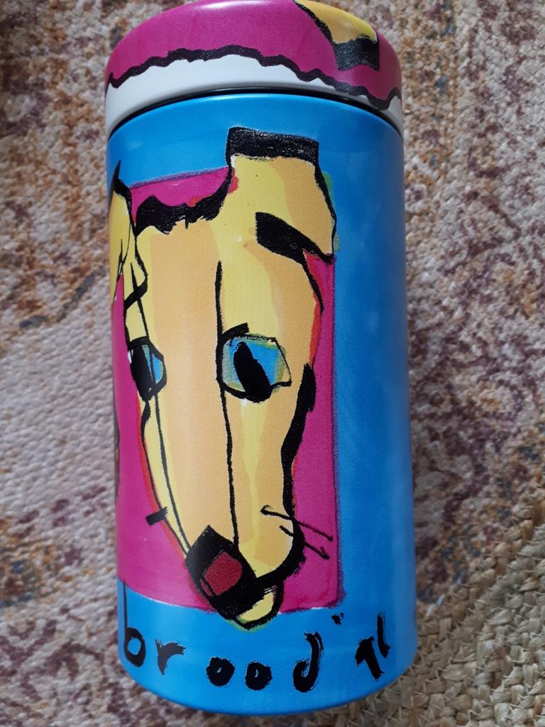 Beschuitbus Herman Brood spiksplinternieuw, Ophalen of Verzenden