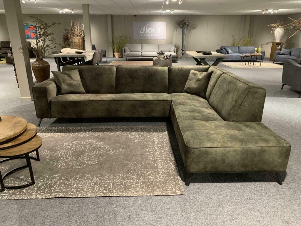 WOONWINKEL XXL Direct leverbaar Bank Croco , Lounge, 250 tot 300 cm, Leer, Overige maten, Hoekbank