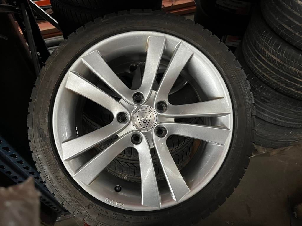 BMW 1 serie of 3 serie winter wielen winterset Michelin, Ophalen, Gebruikt, Banden en Velgen, 17 inch