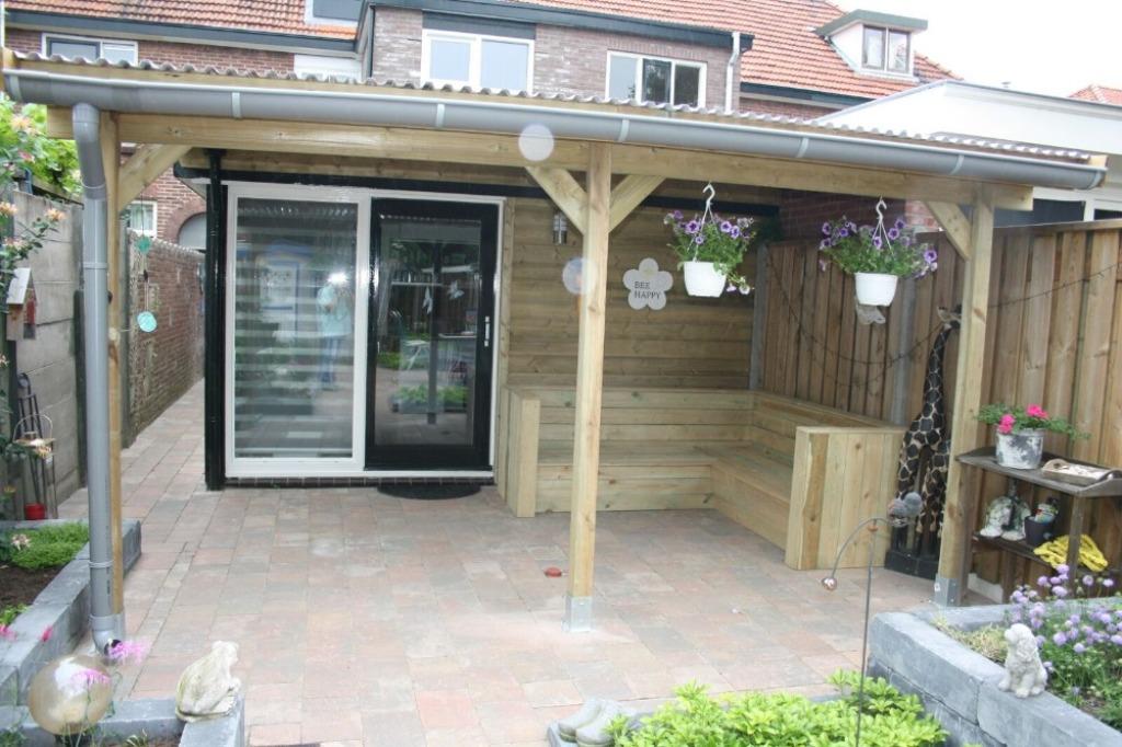 Veranda Muuraanbouw Overkapping Pergola Carport, Ophalen of Verzenden, Nieuw