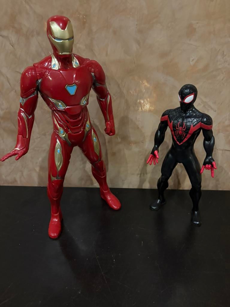 Iron man en spider man, Ophalen of Verzenden, Gebruikt