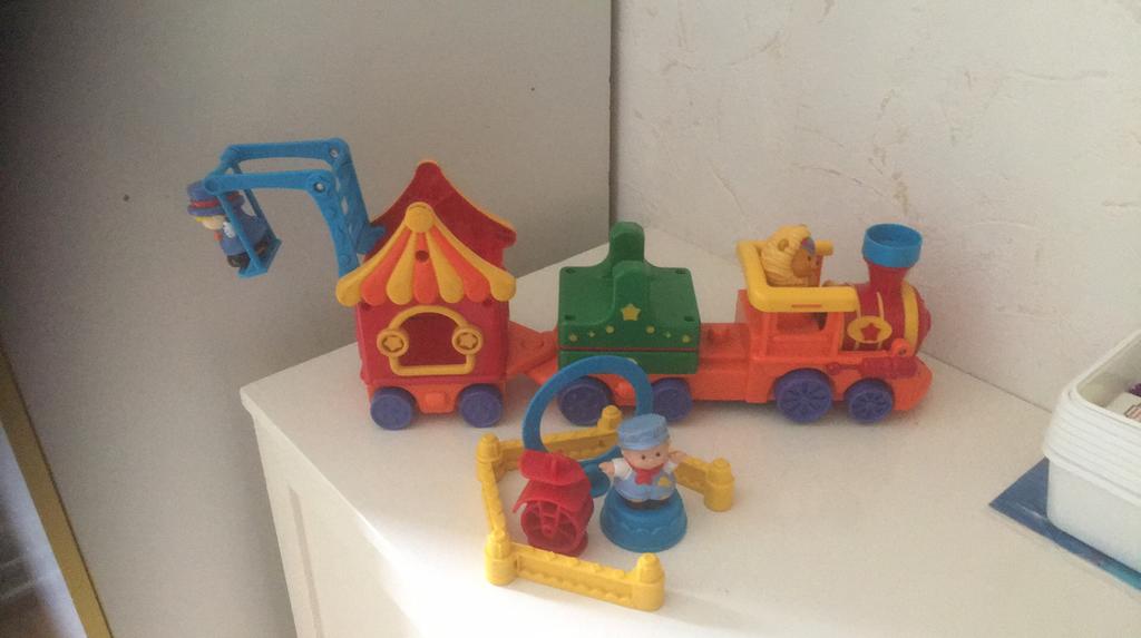Little people circustrein, Kinderen en Baby's, Speelgoed | Fisher-Price, Ophalen of Verzenden, Gebruikt, Speelset, Met geluid