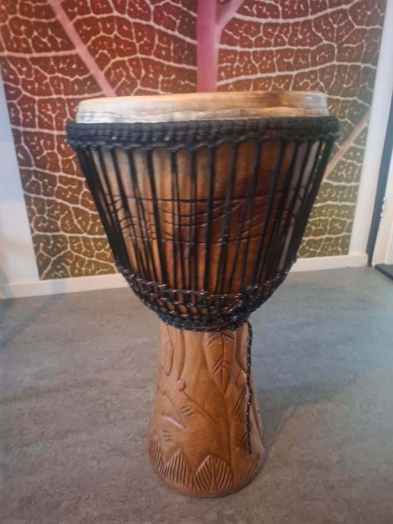 Djembé Trommel - 32cm Vel, 62cm incl. Tas.Hoog, Muziek en Instrumenten, Percussie, Ophalen of Verzenden, Gebruikt, Trommel