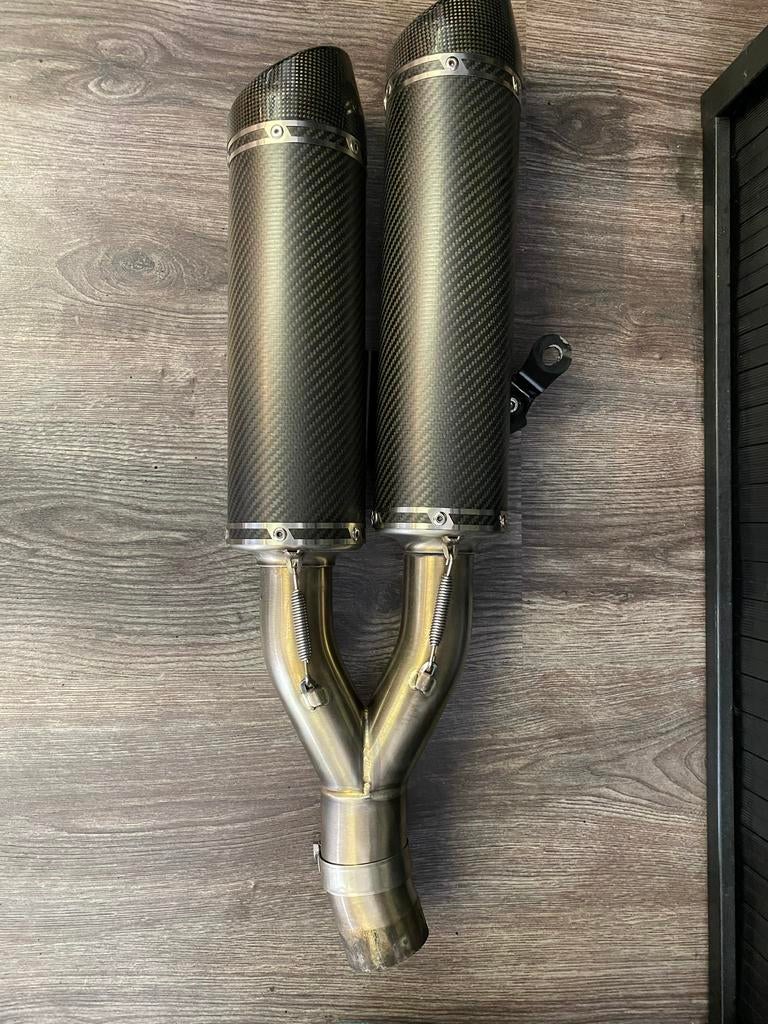 Carbon uitlaat ducati monster  1200, Motoren, Ophalen of Verzenden, Gebruikt