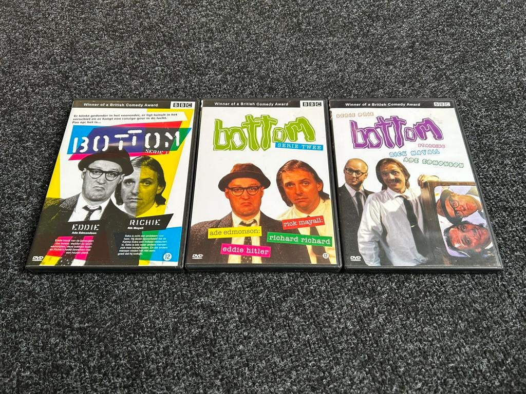 Volledige serie bottom seizoen 1,2,3 op dvd, Cd's en Dvd's, Dvd's | Tv en Series, Vanaf 12 jaar, Ophalen of Verzenden, Gebruikt