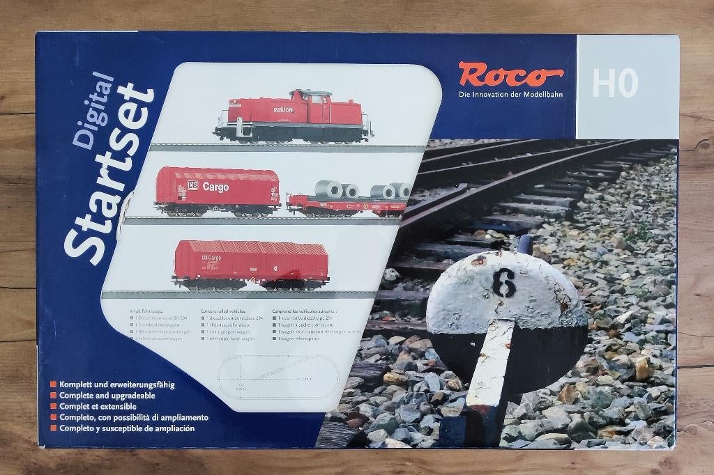 Roco 41346 H0 startset (rails met MultiMaus en trafo), Gelijkstroom, Rails, Ophalen of Verzenden, Zo goed als nieuw