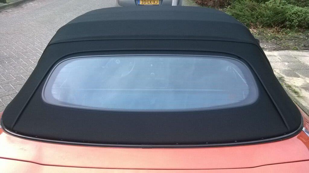 Mg F mgf mg tf mgtf zwarte softtop + glazenruit opgebouwd op, Ophalen of Verzenden, Nieuw, MG