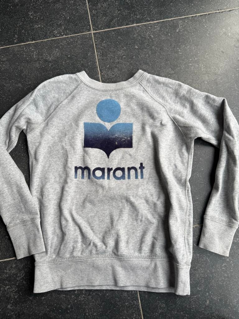 Isabel Marant Etoile Sweater - Grijs - Maat 34, Ophalen of Verzenden, Zo goed als nieuw, Maat 34 (XS) of kleiner, Grijs
