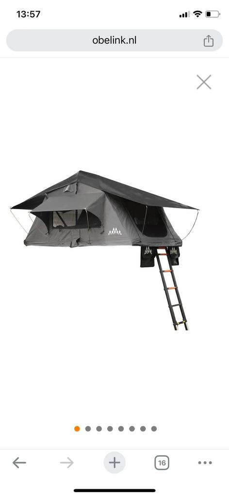 Daktent 240x140 te huur van particulier