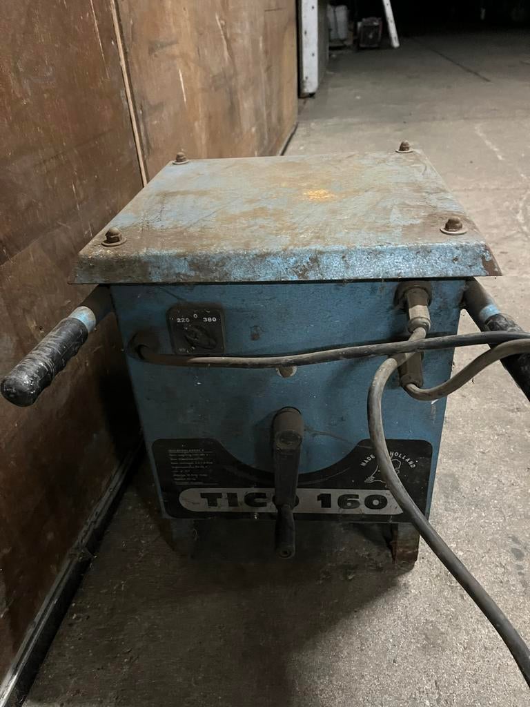 Tico 160 Lasapparaat - Gebruikt, Doe-het-zelf en Verbouw, Gereedschap | Lasapparaten, Ophalen, Gebruikt, Minder dan 150 ampère